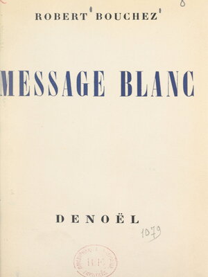 cover image of Message blanc